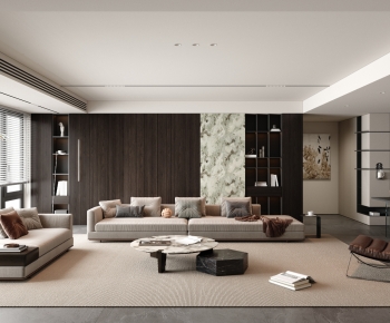 Modern A Living Room-ID:817791949
