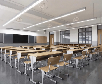 Modern School Classrooms-ID:205075031
