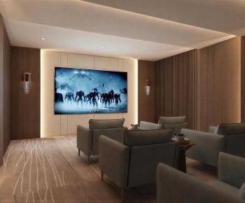 Modern Audiovisual Room-ID:706646926