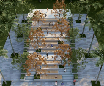 Modern Park Landscape-ID:682590014