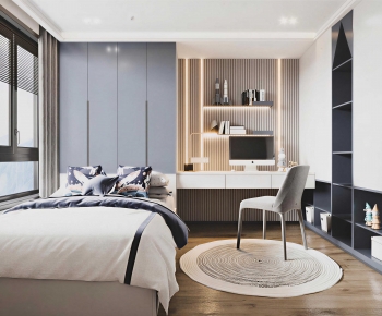 Modern Boy's Room And Son's Room-ID:973907956