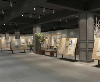 Industrial Style Exhibition Hall-ID:398521906