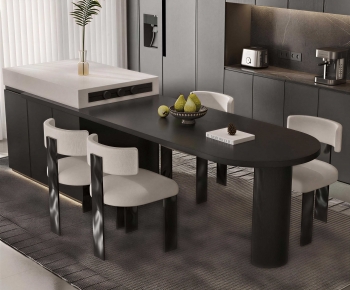 Modern Dining Table And Chairs-ID:318522935