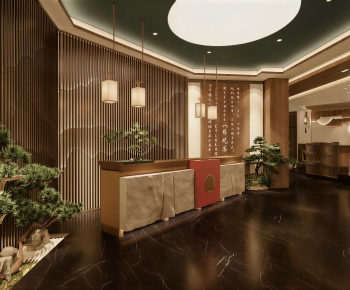 New Chinese Style Lobby Hall-ID:949835069