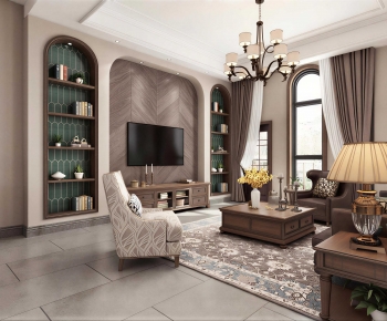 American Style A Living Room-ID:217653043
