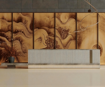 New Chinese Style Office Reception Desk-ID:168333057