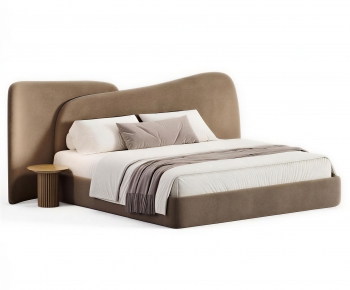 Modern Double Bed-ID:282877926