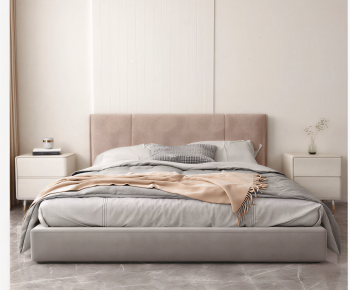 Modern Double Bed-ID:396986962