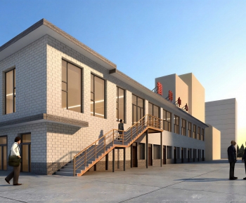 Modern Appearance Of Commercial Building-ID:153889795