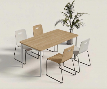 Modern Dining Table And Chairs-ID:909457926