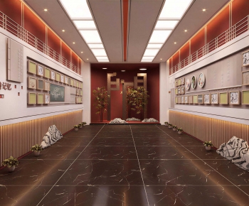 New Chinese Style Exhibition Hall-ID:911169171