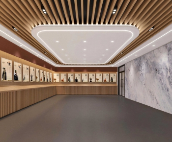 New Chinese Style Exhibition Hall-ID:681904088