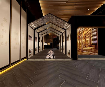New Chinese Style Exhibition Hall-ID:937118055