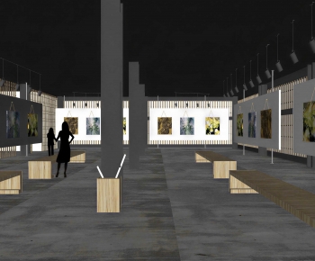 Industrial Style Exhibition Hall-ID:684262999