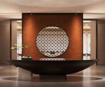 New Chinese Style Lobby Hall-ID:695111995