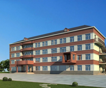 Modern Building Appearance-ID:305154097
