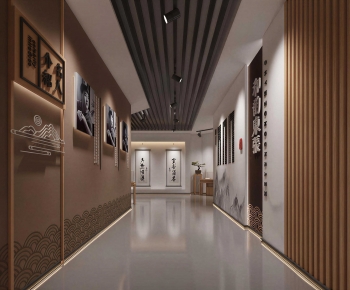 New Chinese Style Office Aisle-ID:870825059