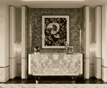 Modern Entrance Cabinet-ID:351648099