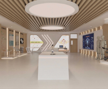 Modern Exhibition Hall-ID:324866063