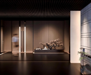 New Chinese Style Elevator Hall-ID:648389107
