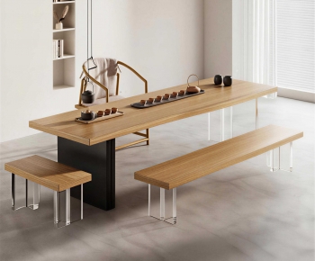New Chinese Style Tea Tables And Chairs-ID:672348025