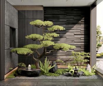Modern Plant Landscaping-ID:660454995