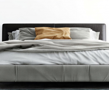 Modern Double Bed-ID:847709236