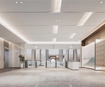 Modern Office Reception Desk-ID:190879113