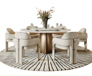 Modern Dining Table And Chairs-ID:431920052