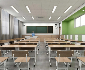 Modern School Classrooms-ID:922736886