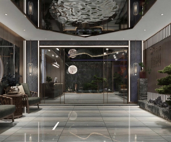 New Chinese Style Lobby Hall-ID:117443082