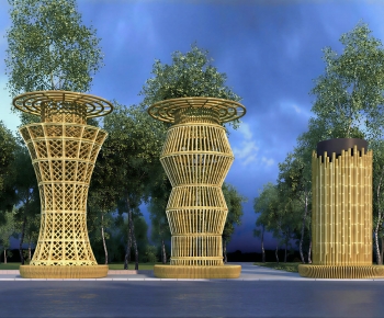 New Chinese Style Sculpture Sketch-ID:552638056