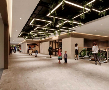 Modern Shopping Mall-ID:749080907