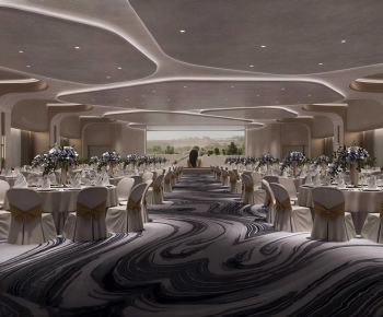 Modern Banquet Hall-ID:138559396