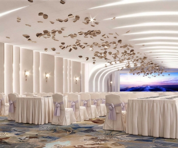 Modern Banquet Hall-ID:887130986