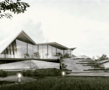 Modern Architecture Of Artistic Style-ID:661813973