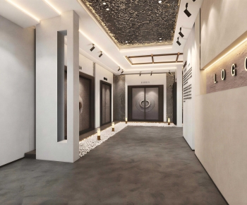 New Chinese Style Exhibition Hall-ID:614499097