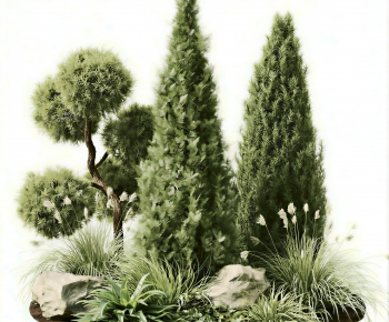New Chinese Style Plant Landscaping-ID:868743906