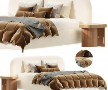 Modern Double Bed-ID:184197901