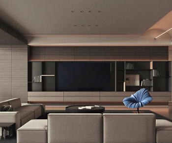 Modern A Living Room-ID:889873984