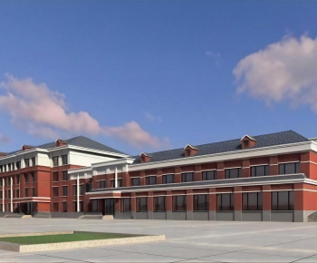 New Classical Style Appearance Of Commercial Building-ID:519123081