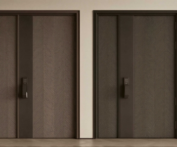 Modern Unequal Double Door-ID:786286126