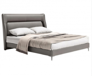 Modern Double Bed-ID:639801983