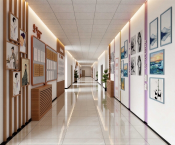 Modern Exhibition Hall-ID:376496083