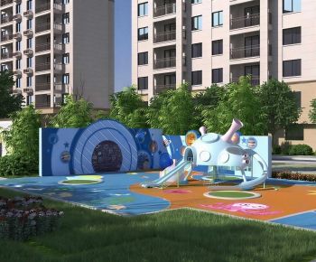 Modern Park Landscape-ID:758804081
