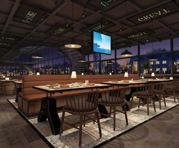 Industrial Style Restaurant-ID:850744011