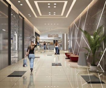 Modern Shopping Mall-ID:988681085