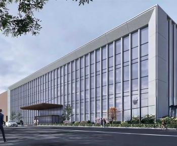 Modern Appearance Of Commercial Building-ID:552089293