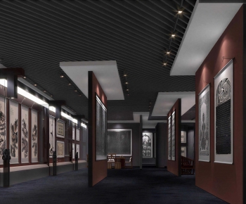 New Chinese Style Exhibition Hall-ID:839399106