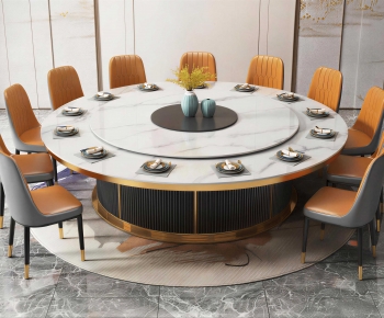 New Chinese Style Dining Table And Chairs-ID:534284111